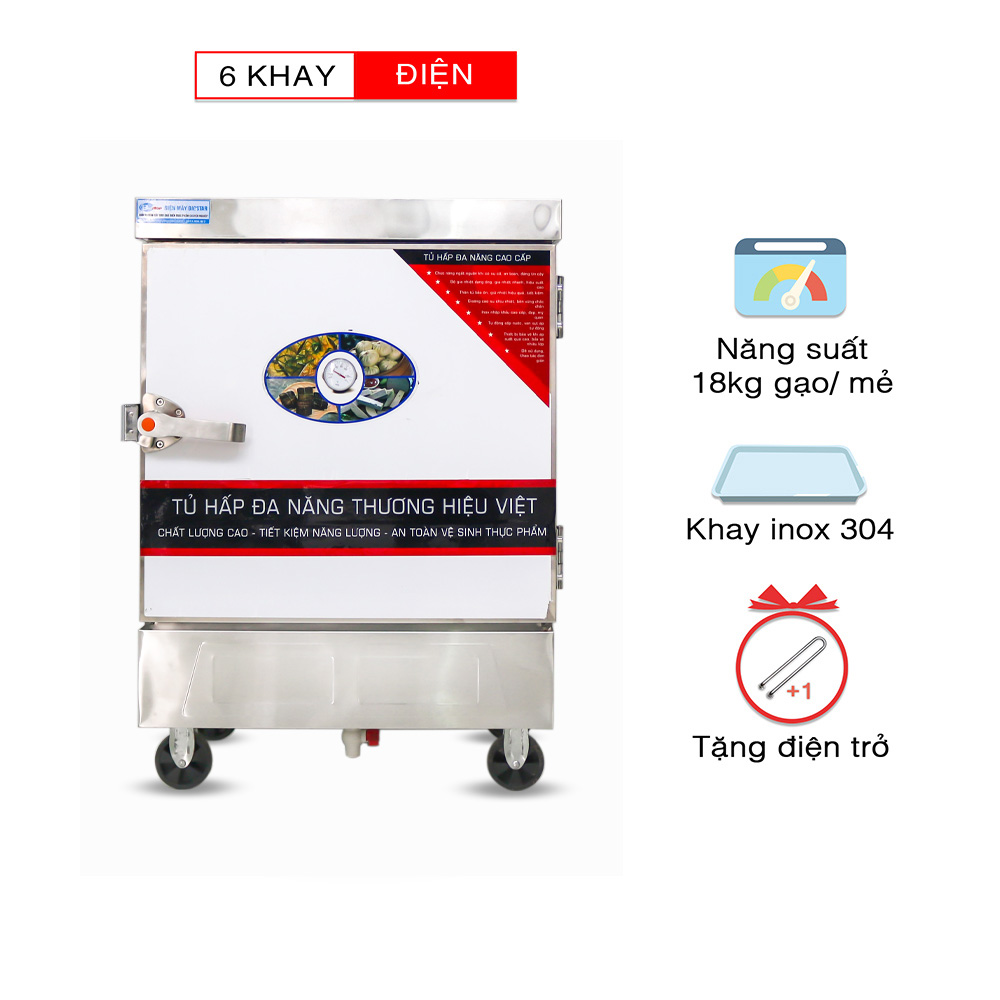 Tủ nấu cơm điện 6 khay