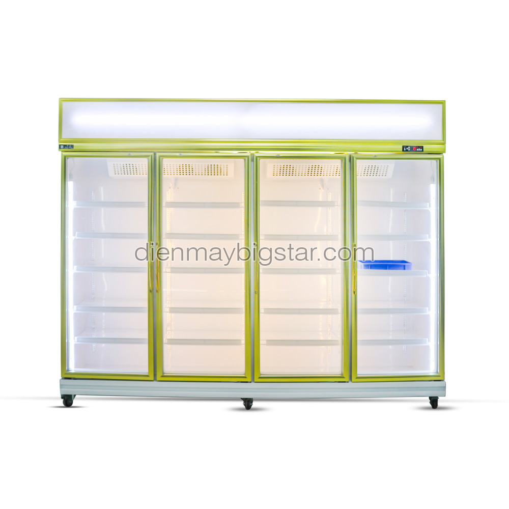 Tủ mát 4 cánh kính Đài Loan DL-2500F