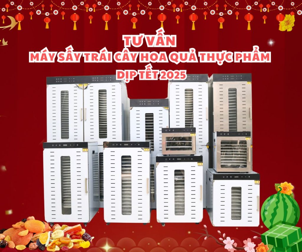 Máy sấy trái cây hoa quả thực phẩm