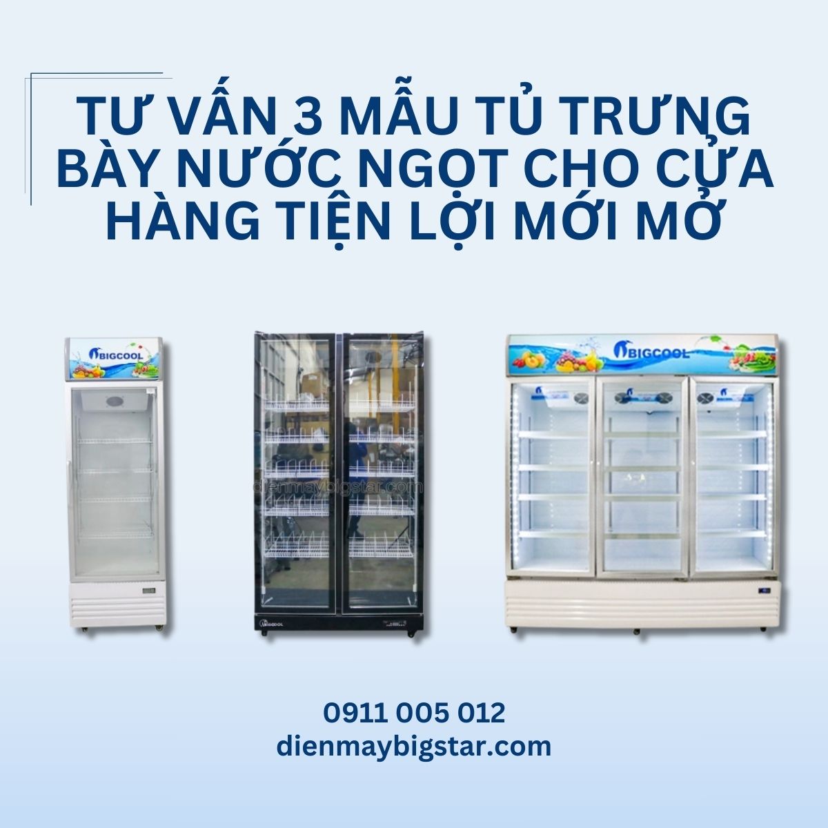 Tủ mát trưng bày nước ngọt