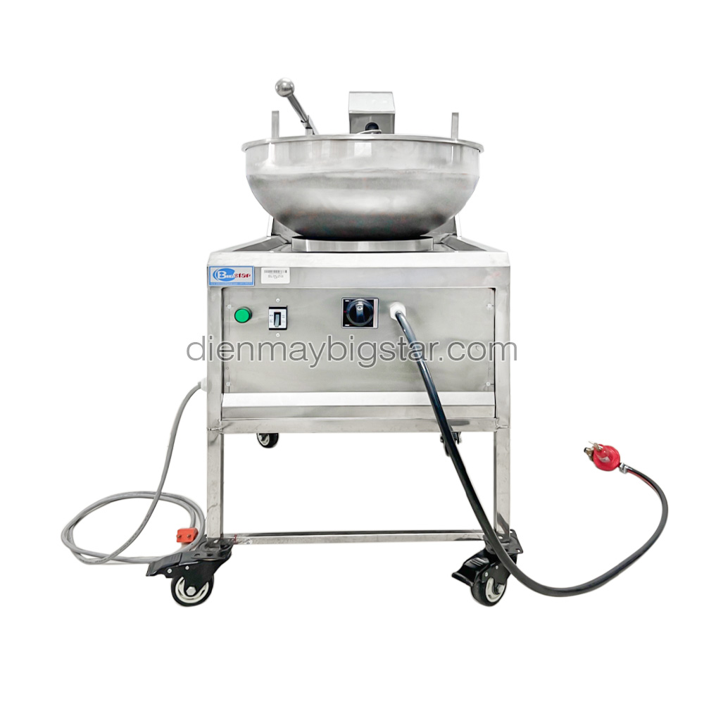 Máy rang cơm chiên cơm xào rau tự động