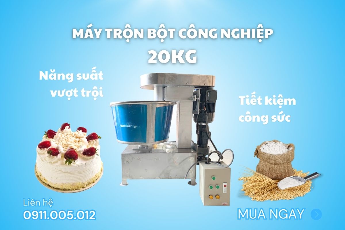 Máy trộn bột công nghiệp 20kg